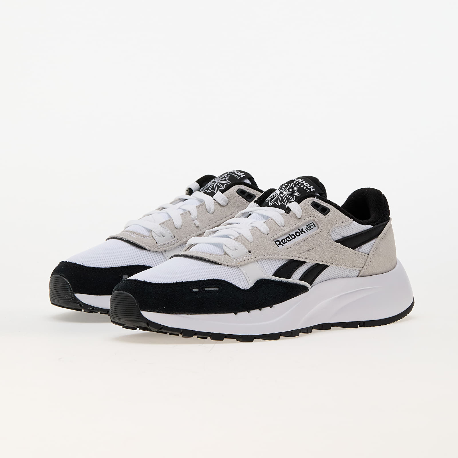 Adidași și pantofi pentru bărbați Reebok Classic Leather 2400 White/ Black/ White