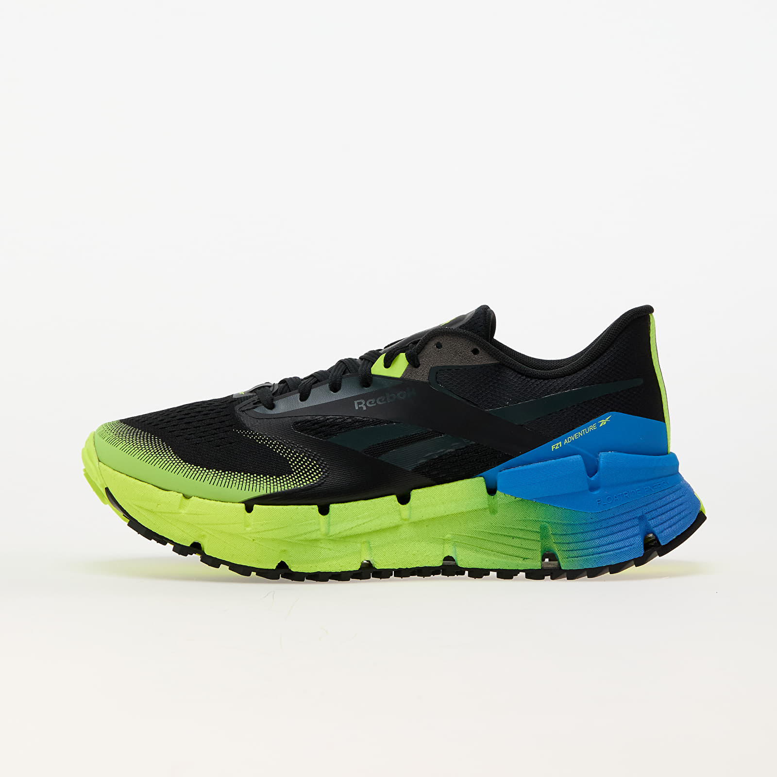 Men's sneakers and shoes Reebok Floatzig Adventure 1 Black/ Digital Lime/ Kinetic Blue
