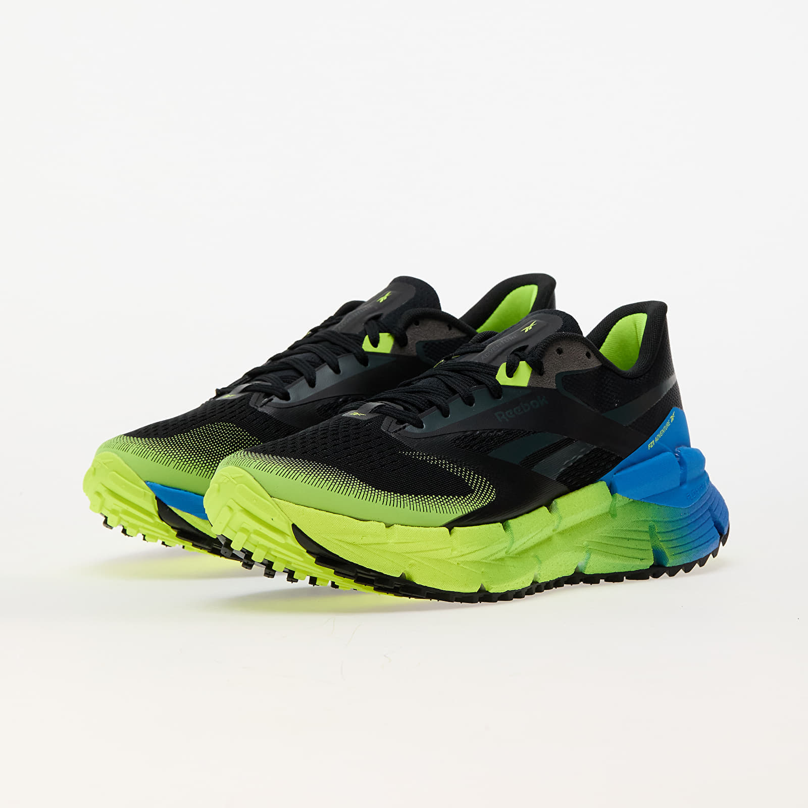 Reebok Sneakers Reebok Floatzig Adventure 1 Black/ Digital Lime/ Kinetic Blue EUR 44.5 - 6