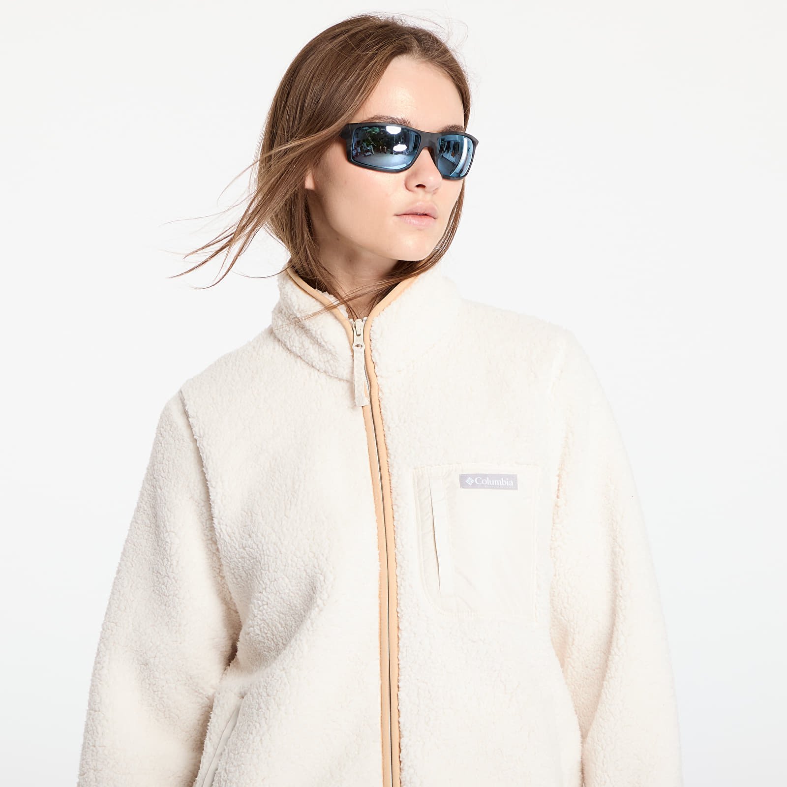 Gensere for kvinner Columbia West Bend™ Full Zip II Chalk