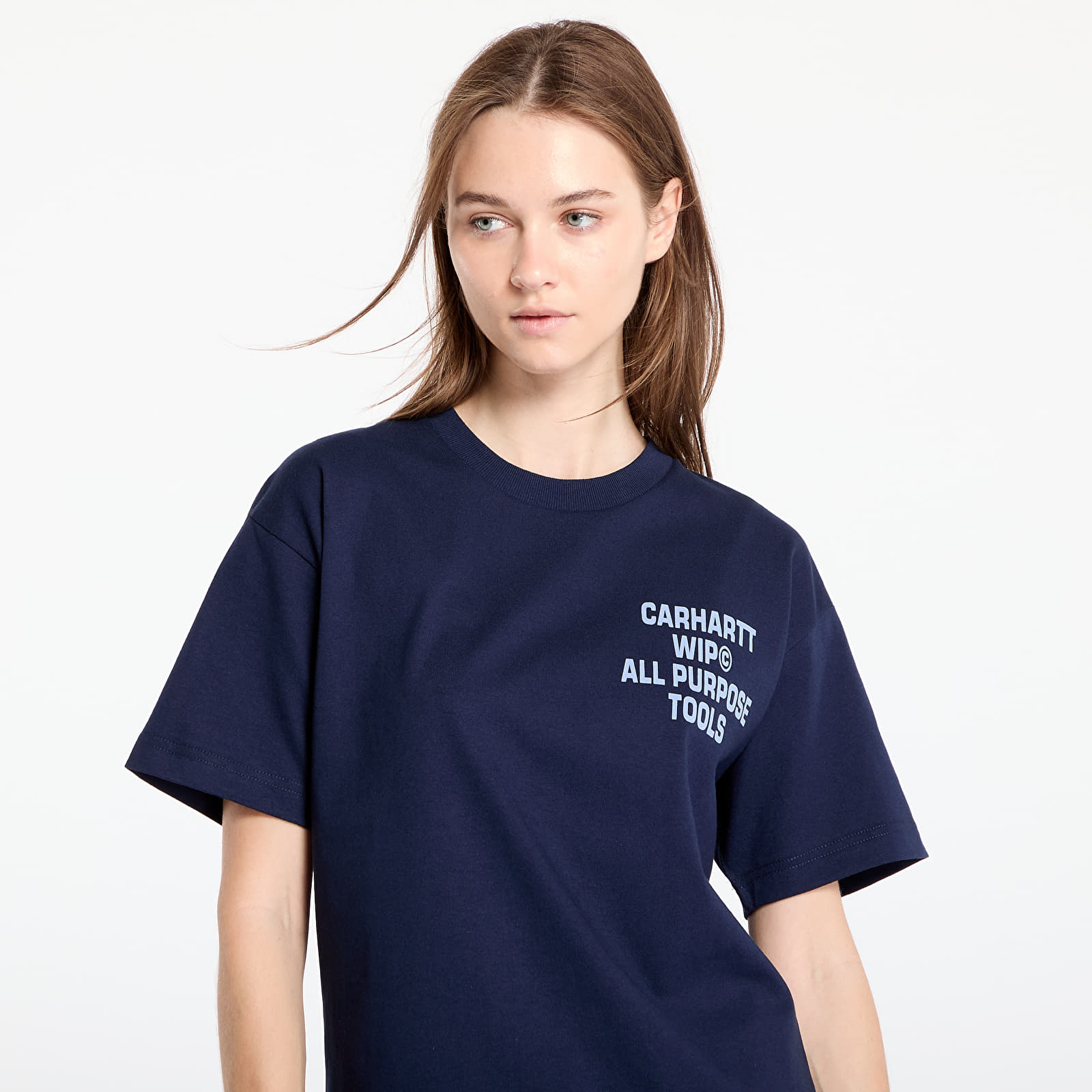 Tricouri pentru bărbați Carhartt WIP S/S Cross Screw T-Shirt UNISEX Air Force Blue