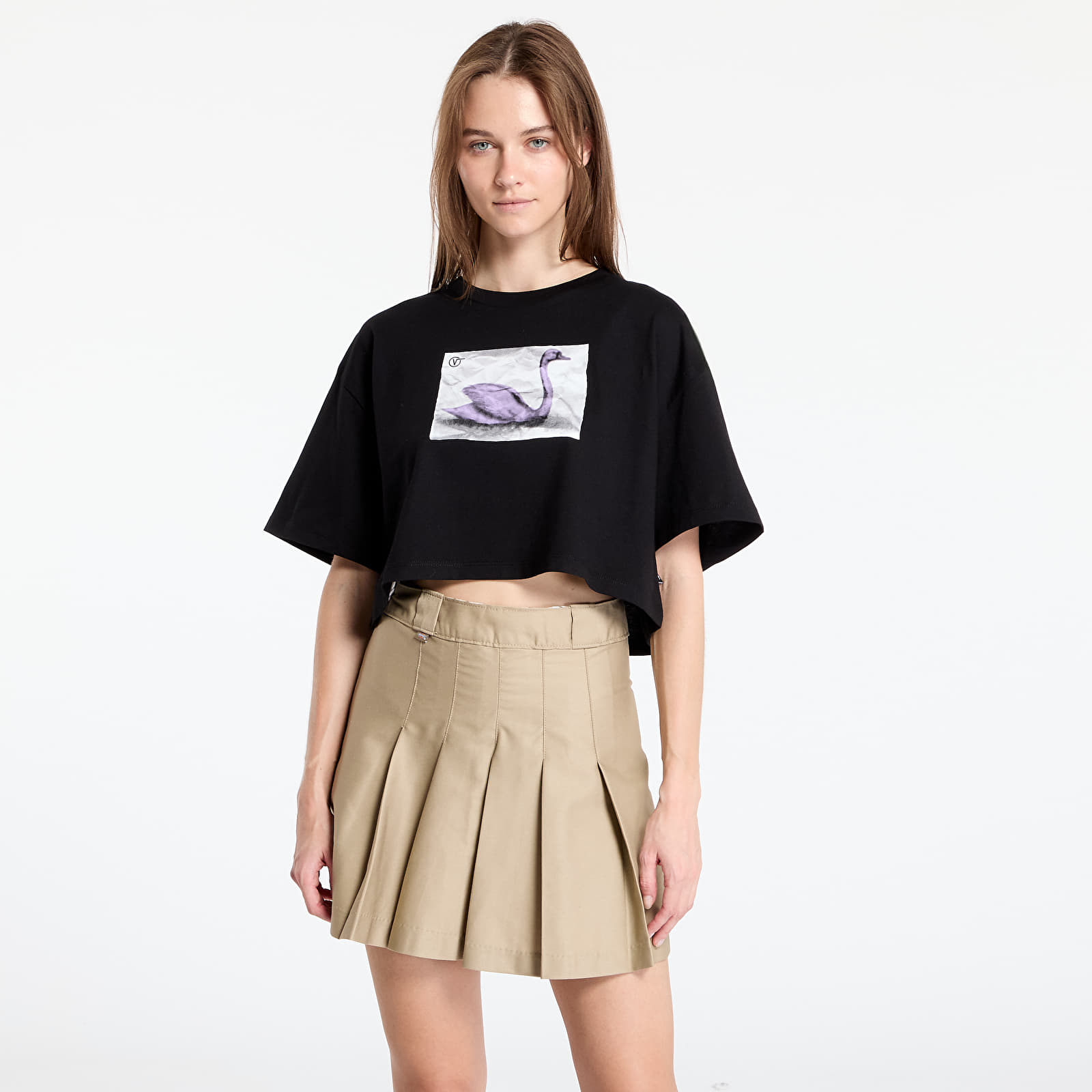 T-särgid Vans Swan SS Relax Crop Black