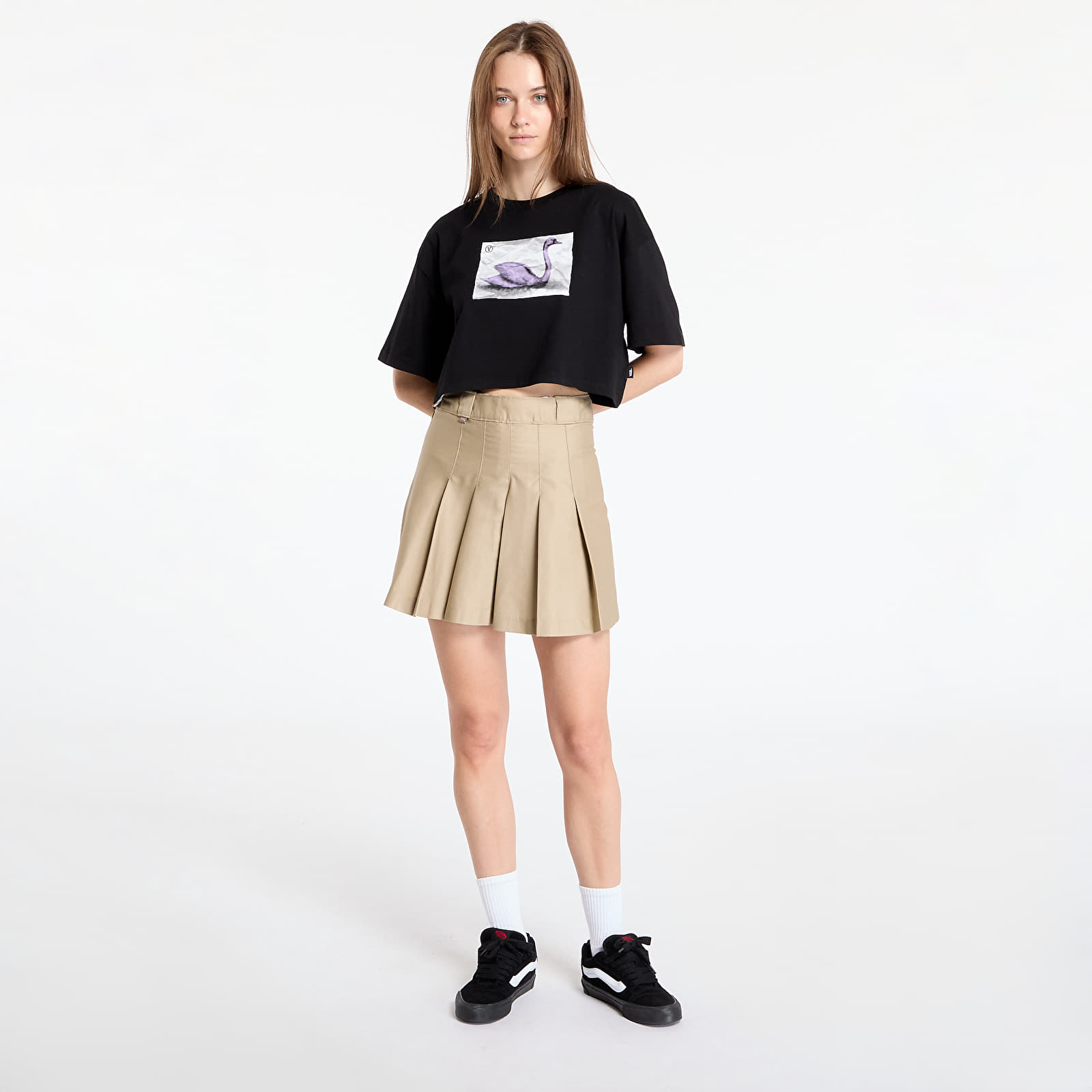 T-särgid Vans Swan SS Relax Crop Black