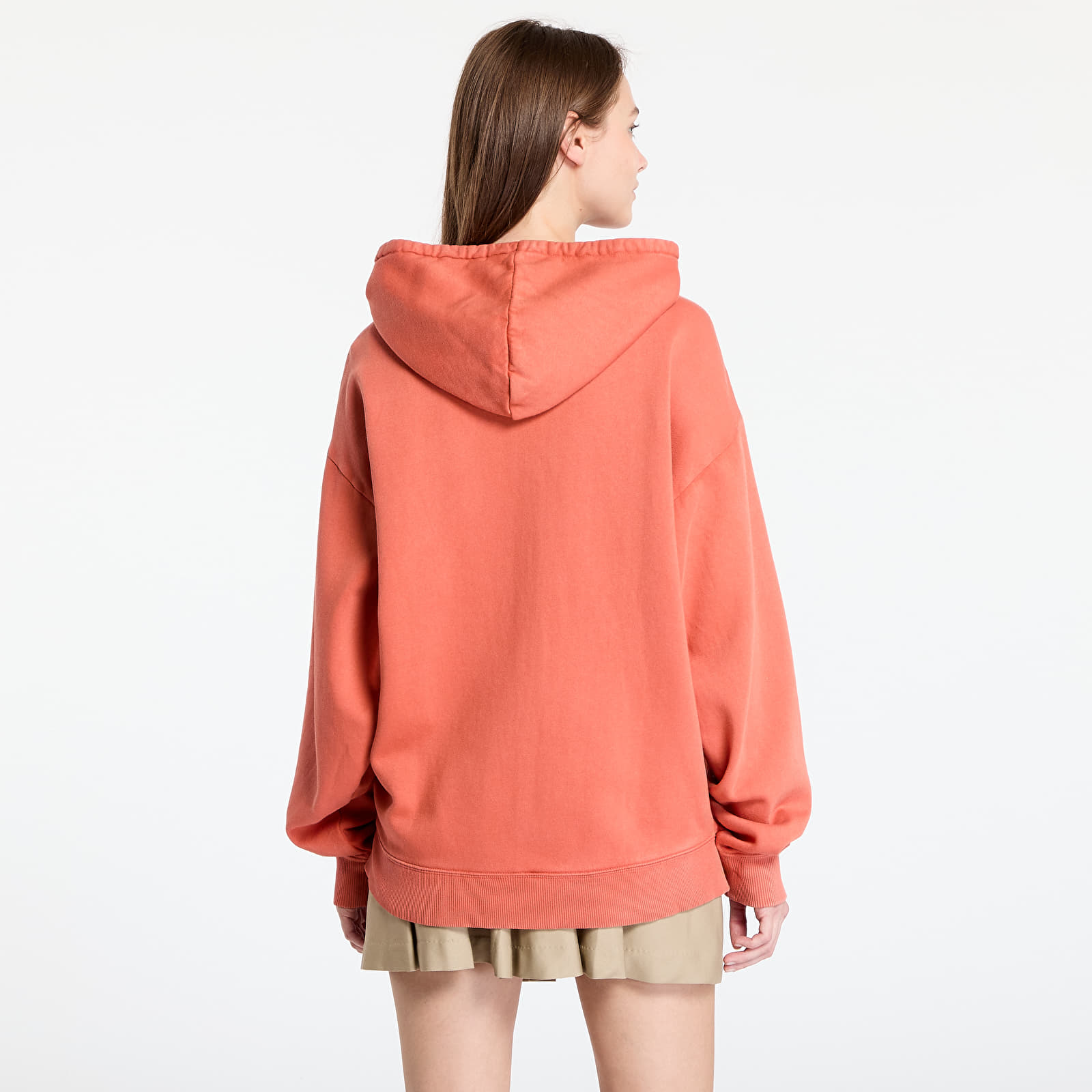 Mikine Vans Everyday Oversized Zip Hoodie Auburn