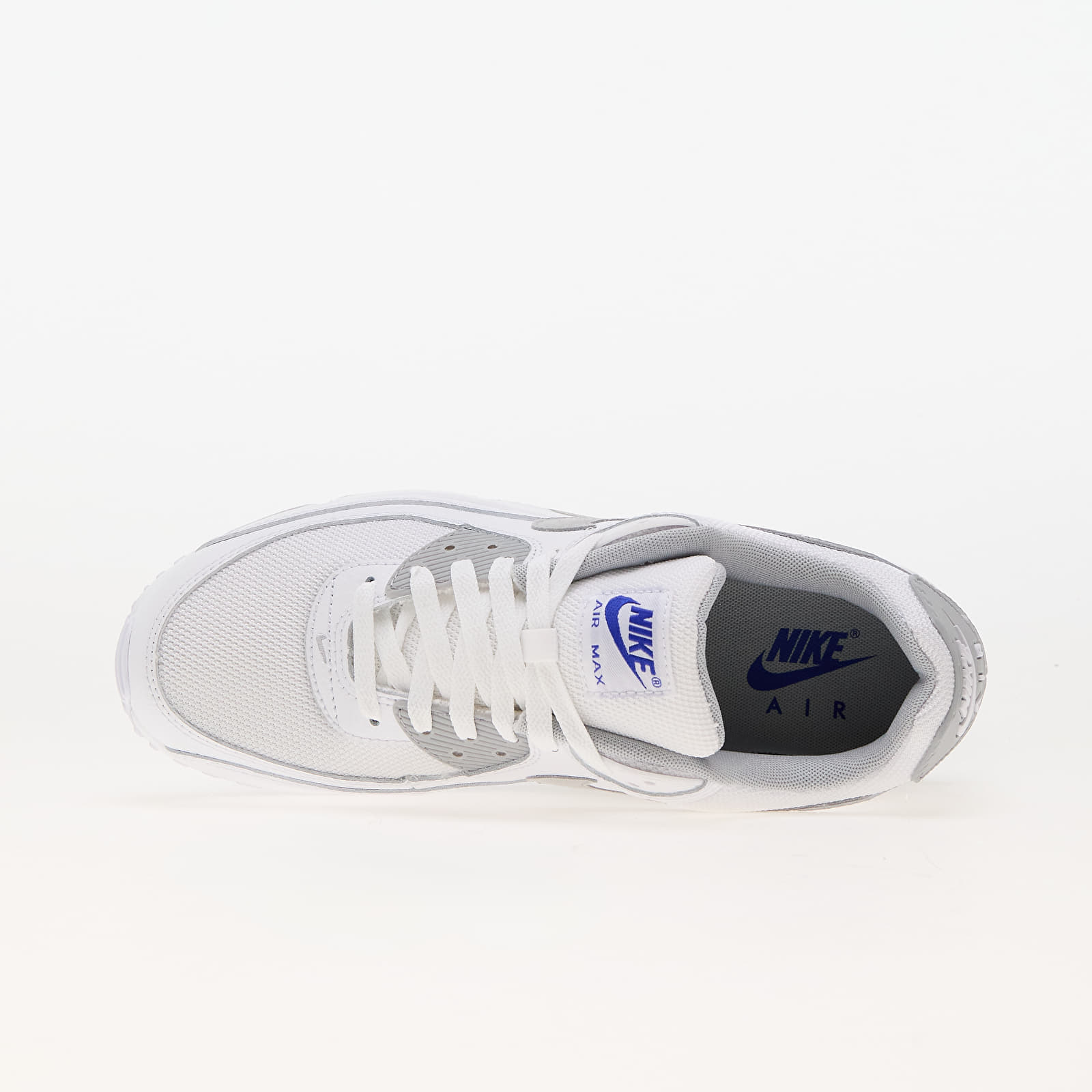 Nike air max 90 mens white and blue clearance