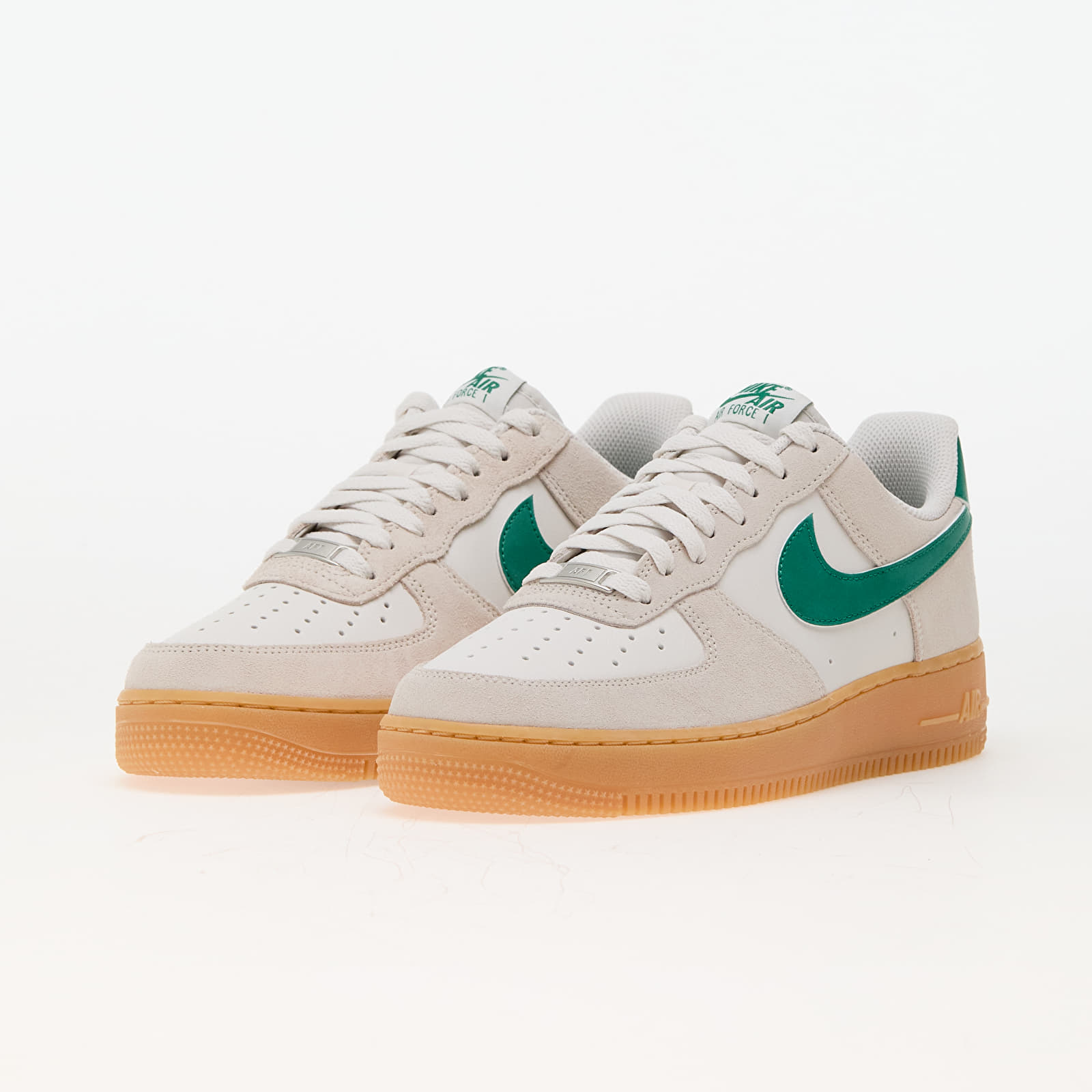 Chaussures Nike Air Force 1 07 Lv8 Phantom Malachite Gum Yellow Queens