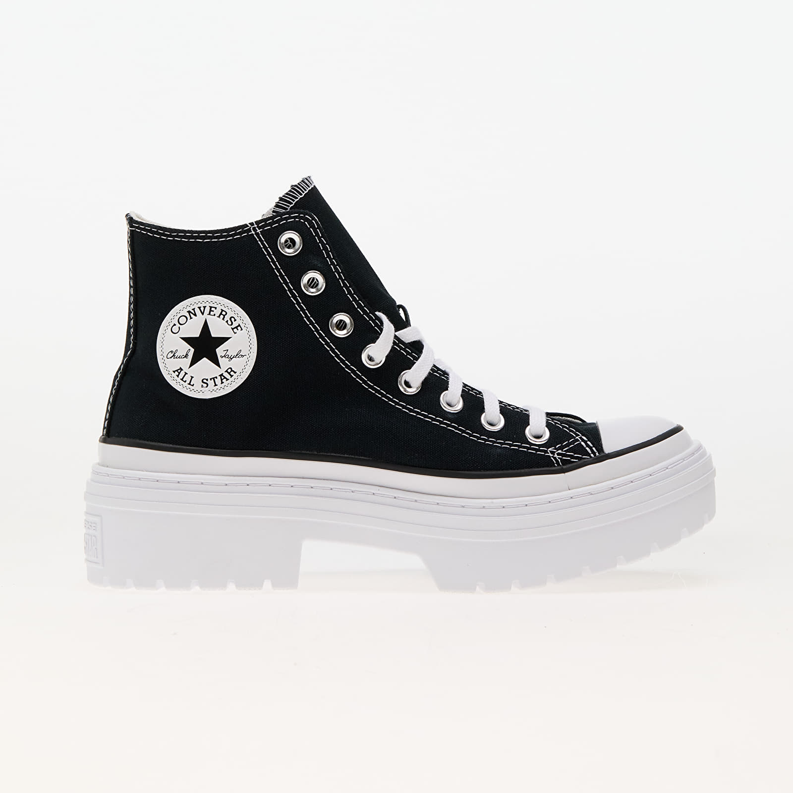 Kingad Converse Chuck Taylor All Star Lugged Heel Platform Black/ White/ Egret