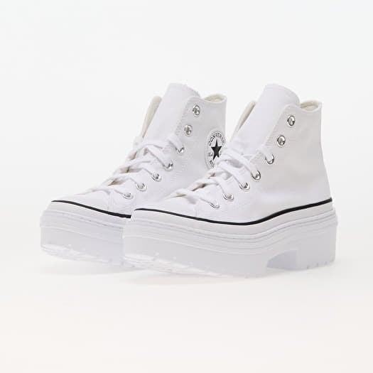 Converse chuck taylor hi platform white sneakers on sale