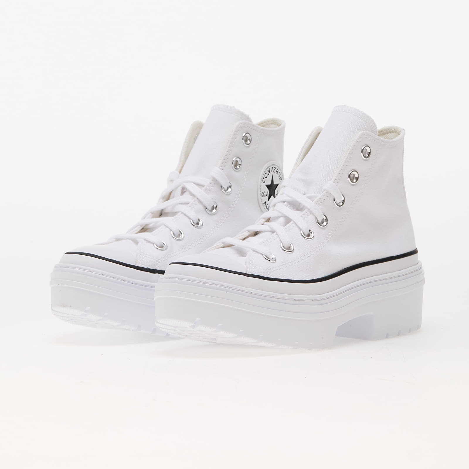 Kingad Converse Chuck Taylor All Star Lugged Heel Platform White/ Black/ Egret