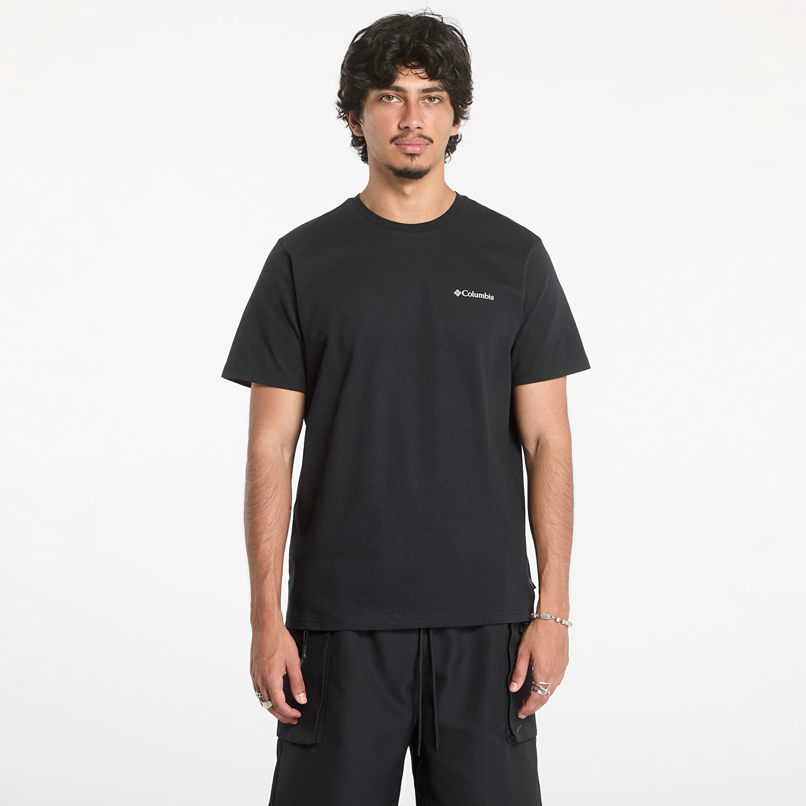 Men's T-shirts Columbia Explorers Canyon™ Back Short-Sleeve Tee Black
