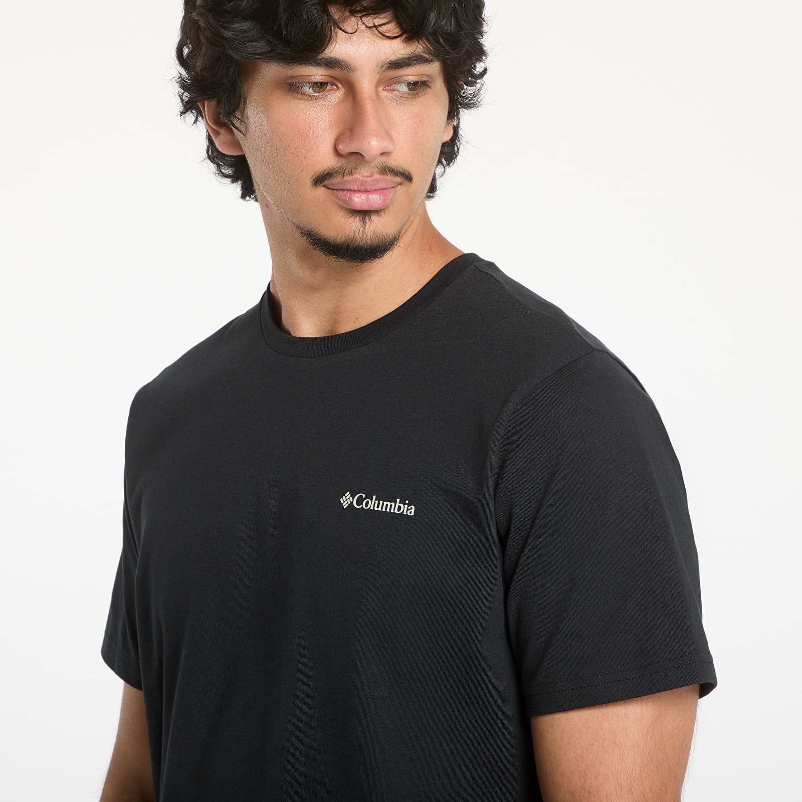 Men's T-shirts Columbia Explorers Canyon™ Back Short-Sleeve Tee Black