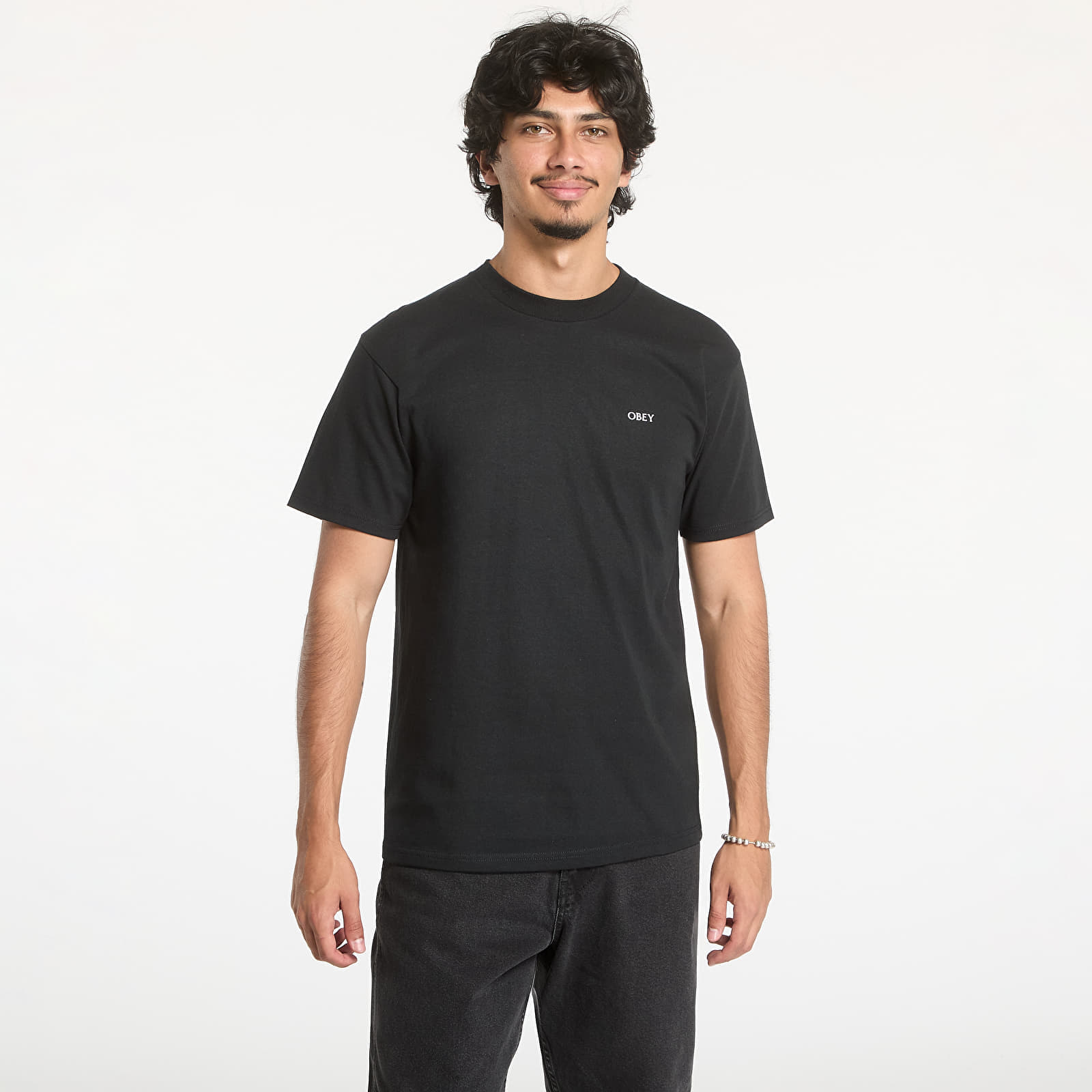 T-shirt OBEY Geometric Power Canvas Black L