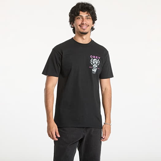 T-shirt OBEY Helping Hand Black