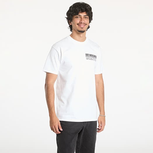T-shirt OBEY Worldwide Power & Equalit White