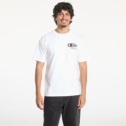 T-shirt OBEY Warning White