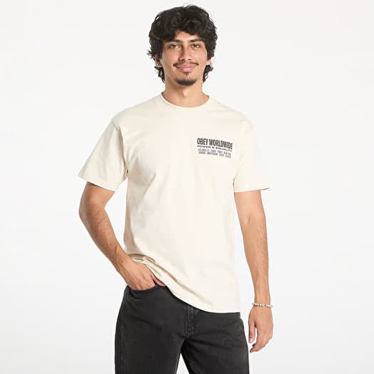 T-shirt OBEY Worldwide Power & Equalit Cream