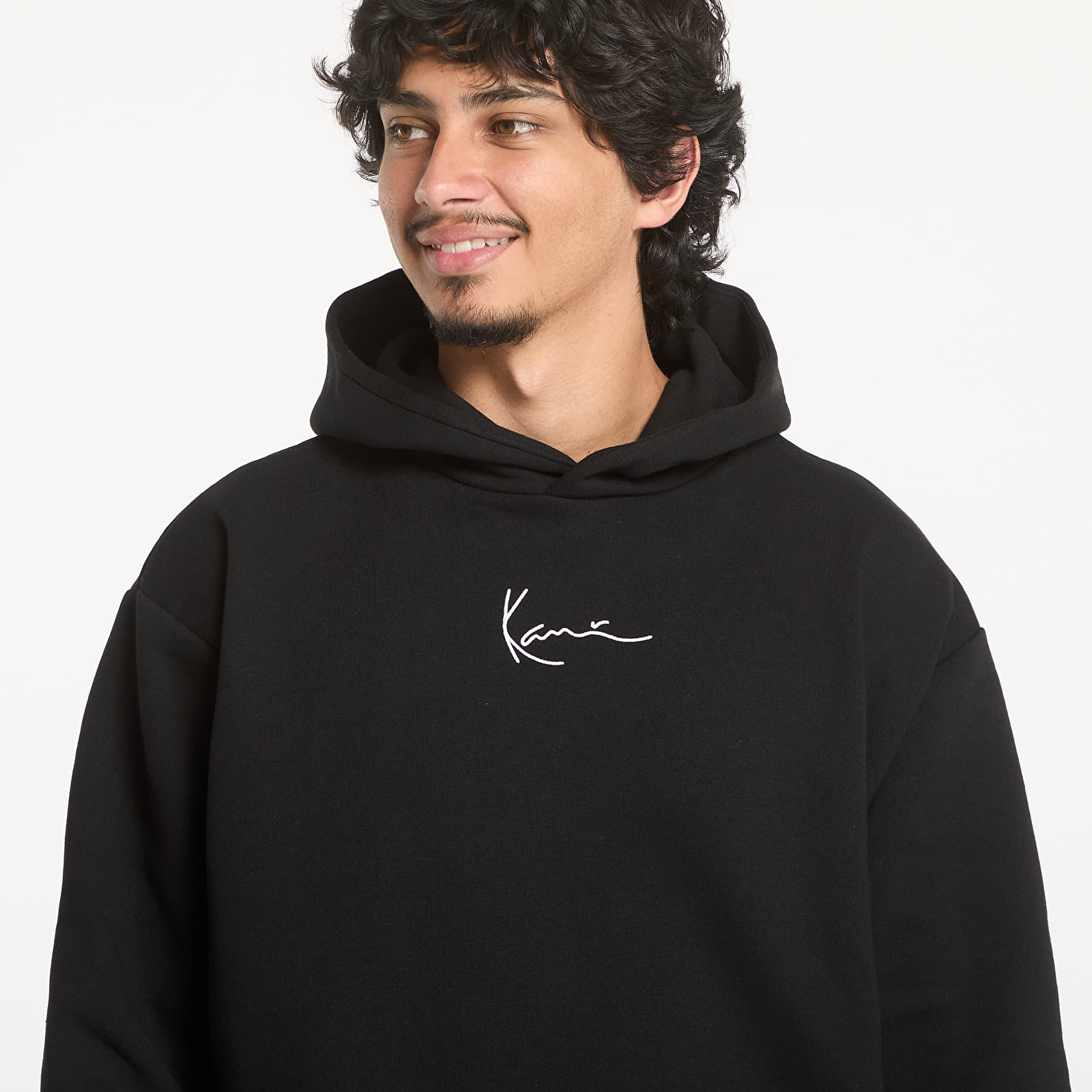 Bluzy Karl Kani Small Signature Essential OS Hoodie Black