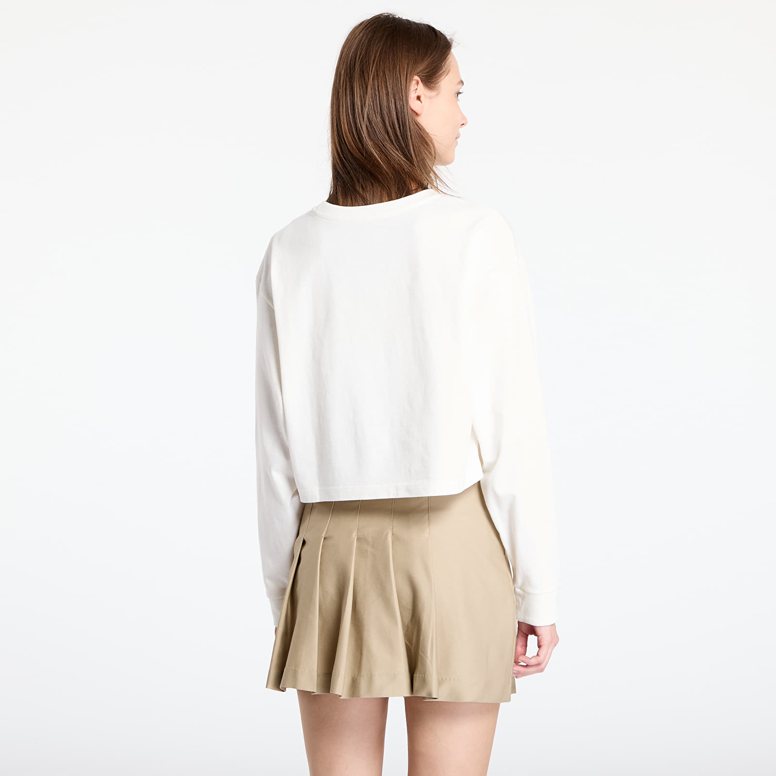 T-shirts Vans Retro V Long Sleeve Relax Crop Marshmallow