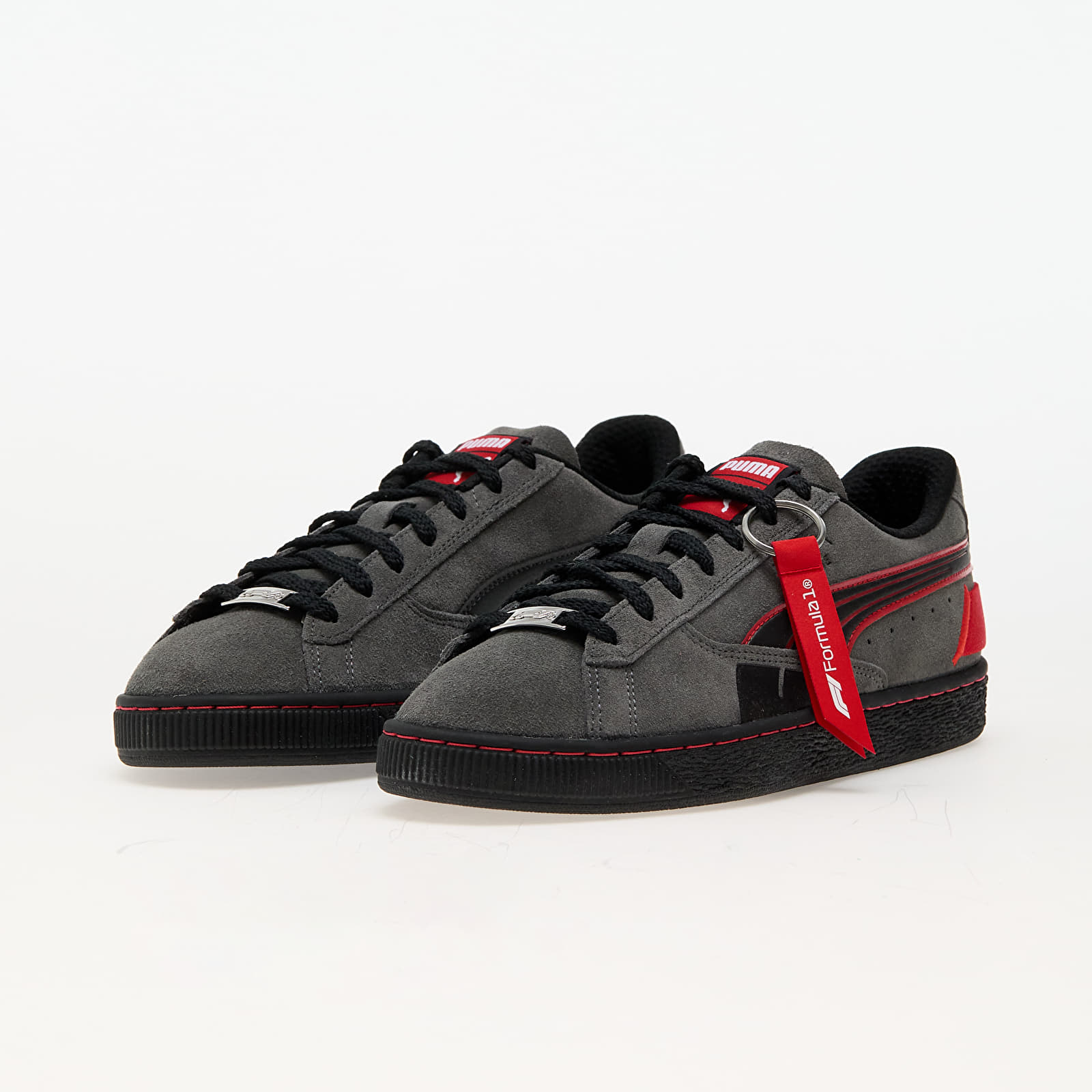 Herensneakers en -schoenen Puma F1 Suede T Gray