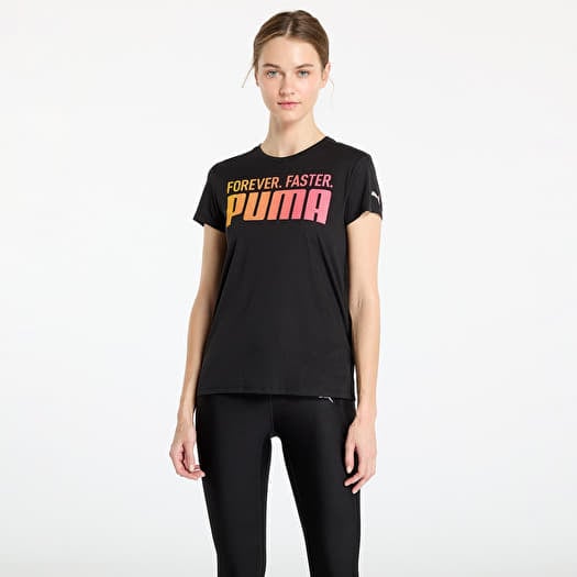 PUMA Run Favroites Forever Faster Graphic Tee Black