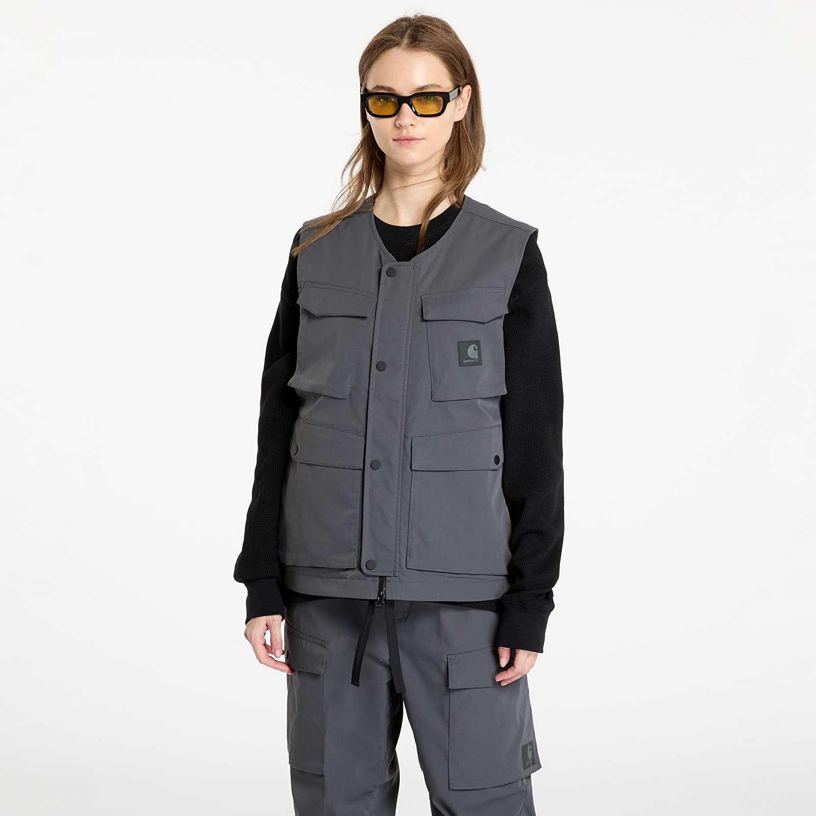 Vester for menn Carhartt WIP Balto Vest UNISEX Graphite