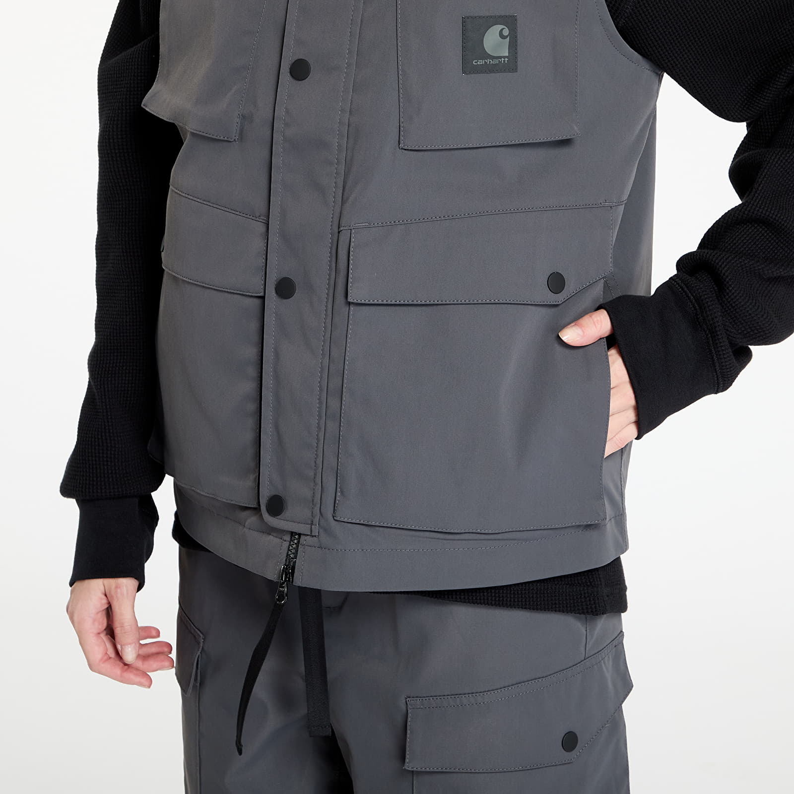 Vester for menn Carhartt WIP Balto Vest UNISEX Graphite