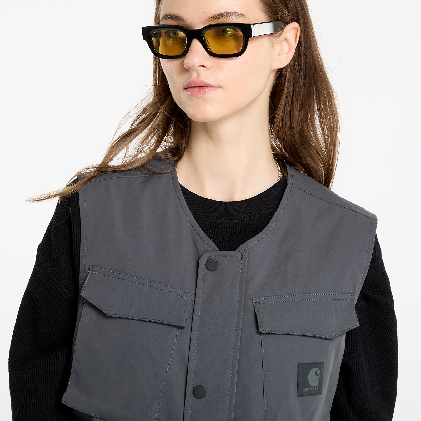 Vester for menn Carhartt WIP Balto Vest UNISEX Graphite