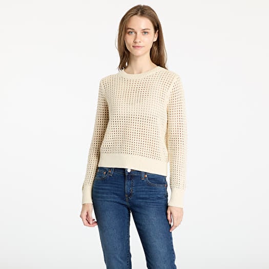 Top Levi's® Superbloom Crochet Long sleeve Top White Swan/ Cream
