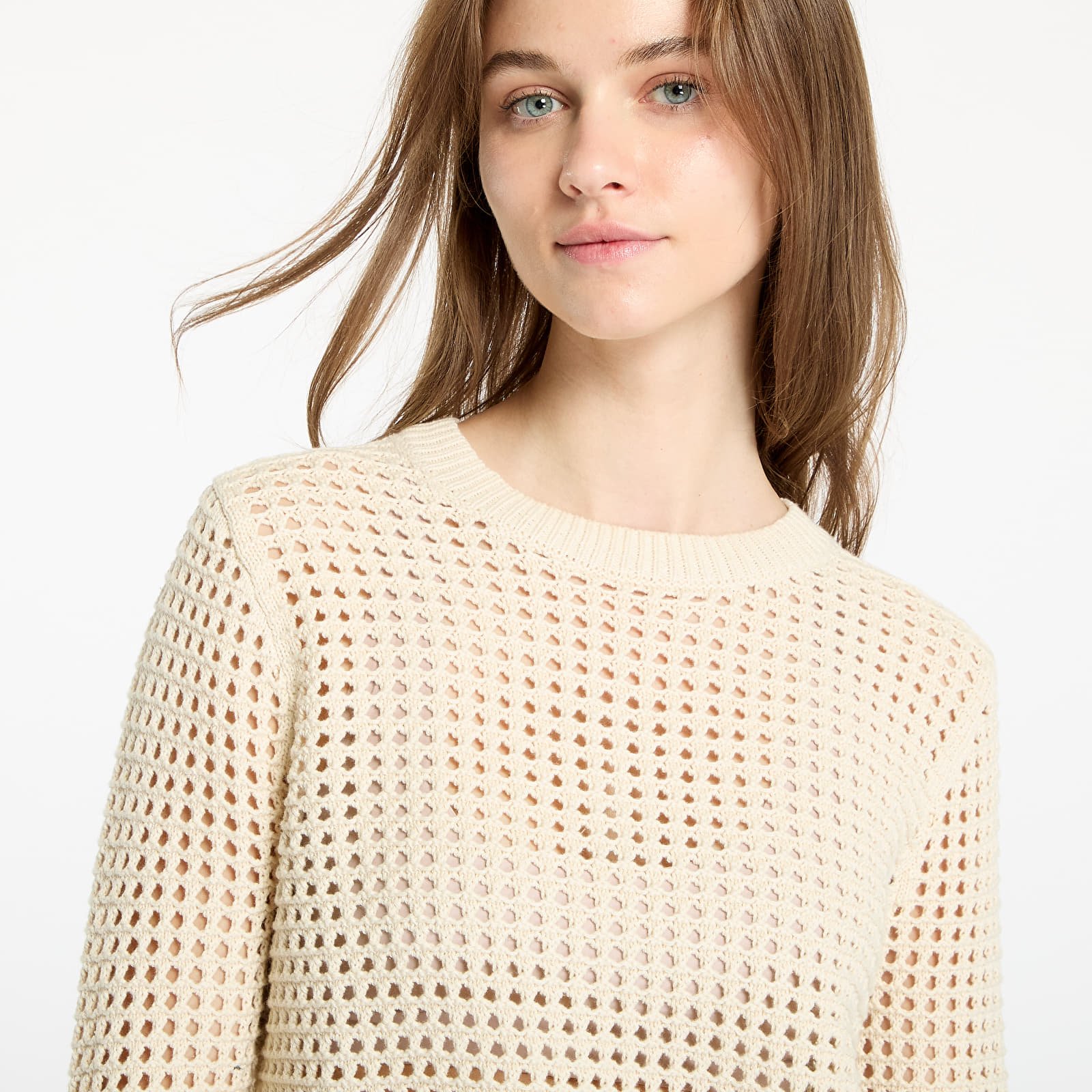 Topid Levi's® Superbloom Crochet Long sleeve Top White Swan/ Cream
