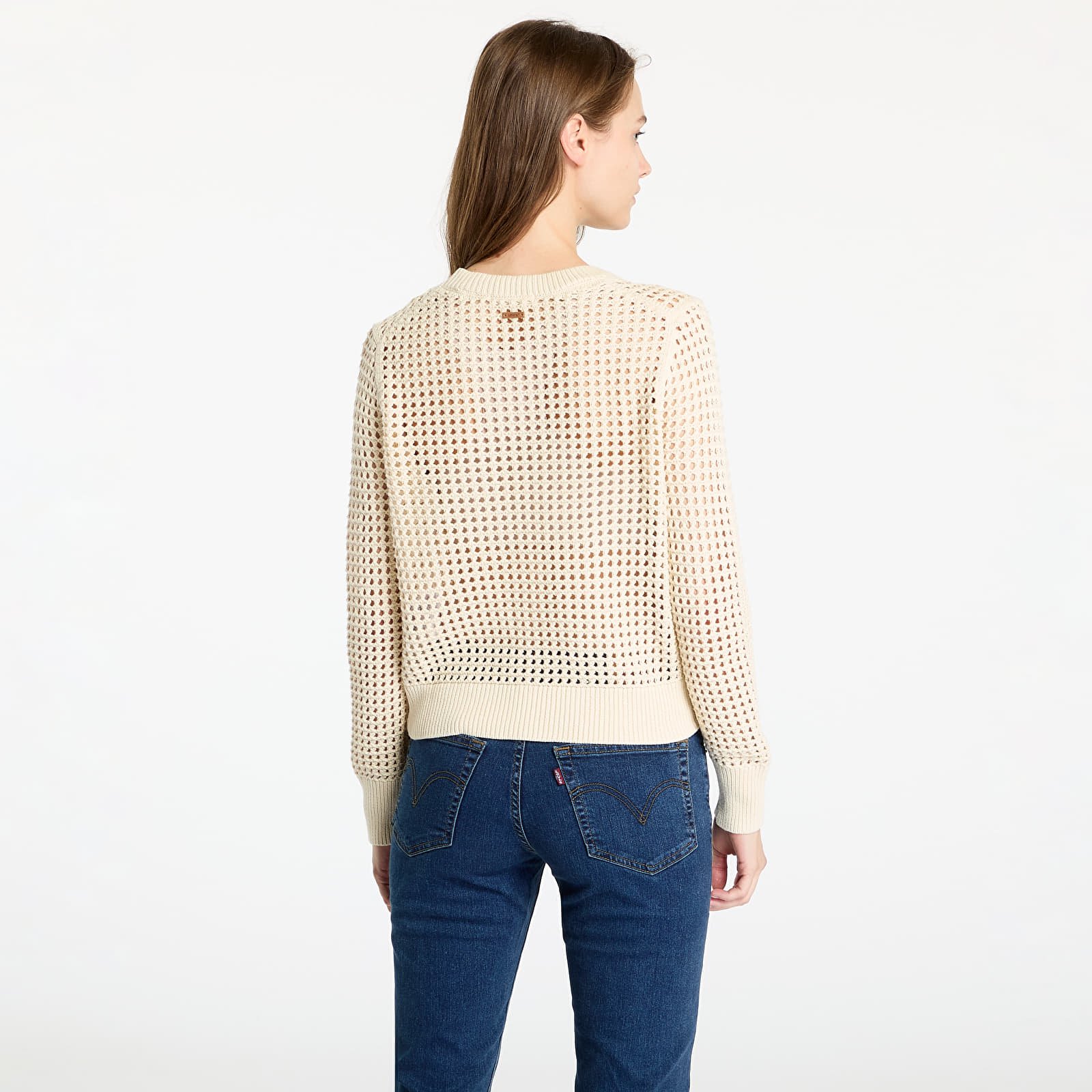 Topid Levi's® Superbloom Crochet Long sleeve Top White Swan/ Cream