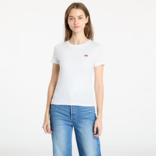 T-shirt Levi's® Essential Housemark Tee White