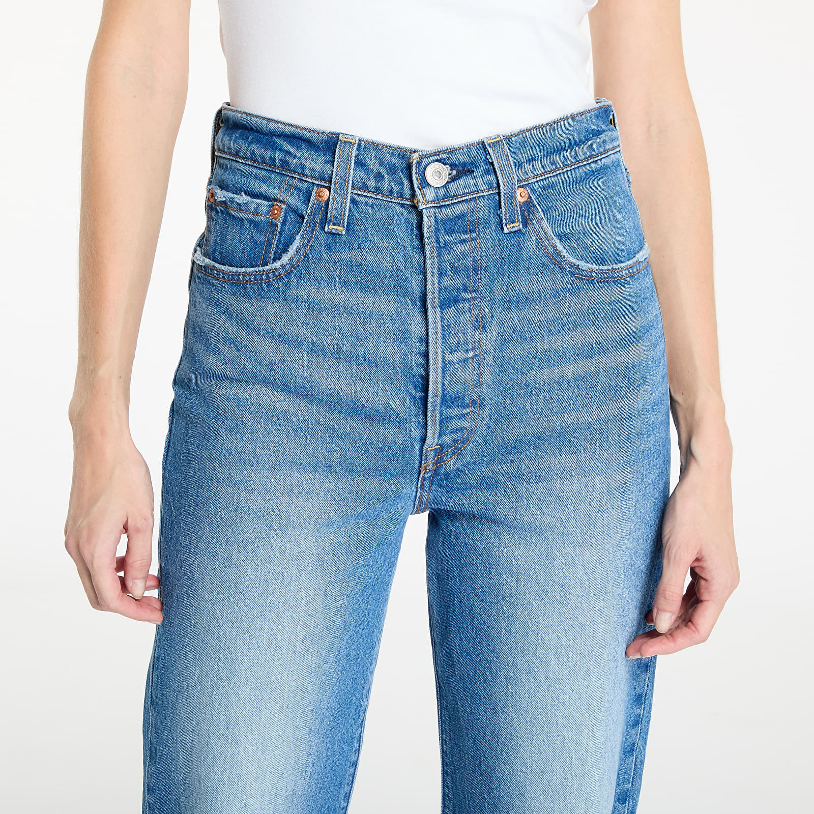 Jeans und Hosen Levi's® Ribcage Full Length Jeans Blue