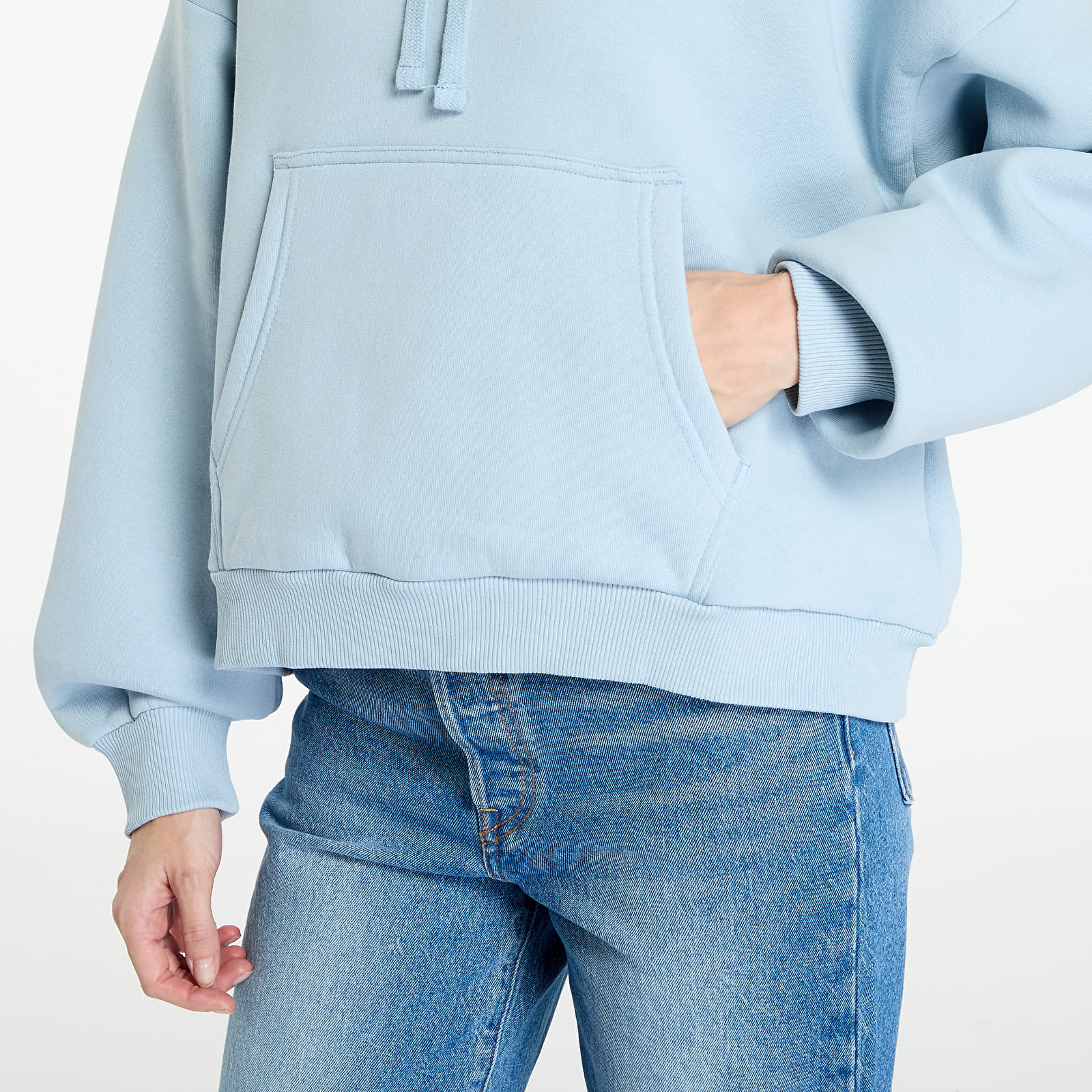 Sweatshirts Karl Kani Small Signature Essential OS Hoodie Light Blue