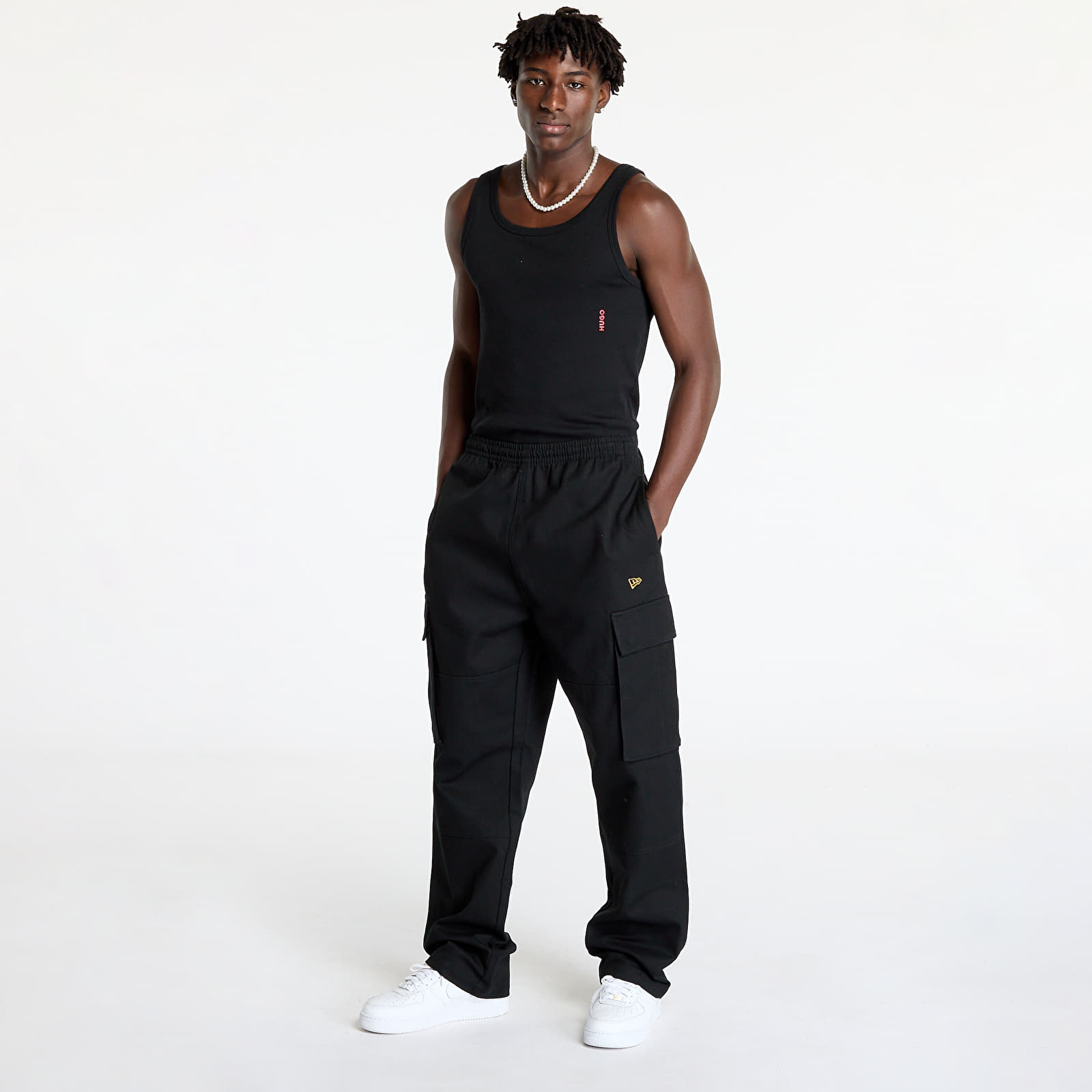 Miesten housut New Era Cargo Pant Black/ Bronze