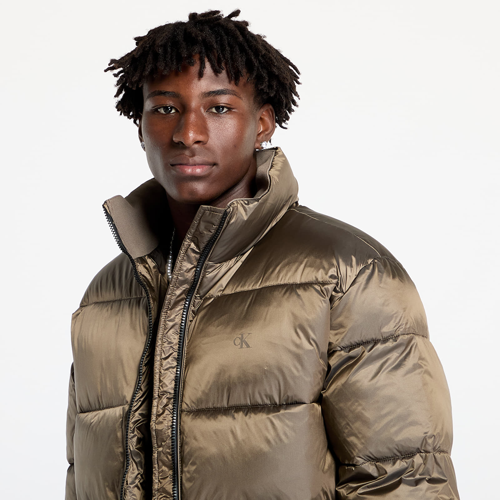 Мъжки якета Calvin Klein Jeans Two Tone Puffer Jacket Brindle/ Black