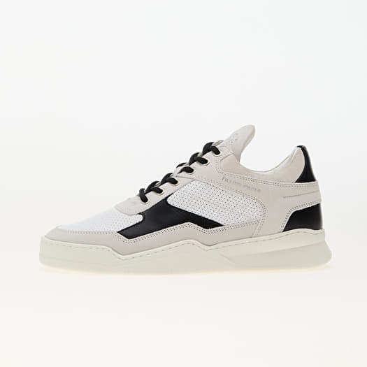 Filling Pieces Low Top Ghost Paneled White/ Black