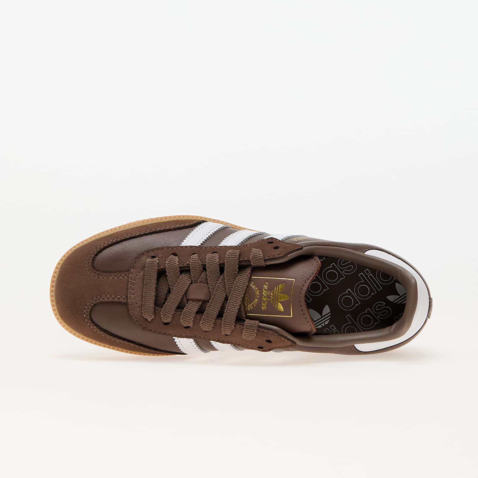 Women's sneakers and shoes adidas Samba Og W Earth Strata/ Ftw White/ Gold Metallic