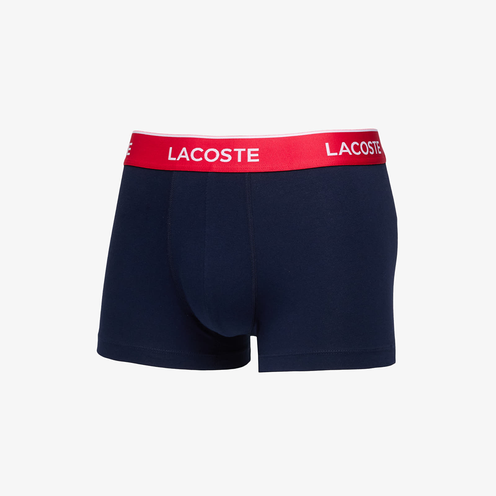 Boxerky LACOSTE 3-Pack Casual Cotton Stretch Boxers Navy