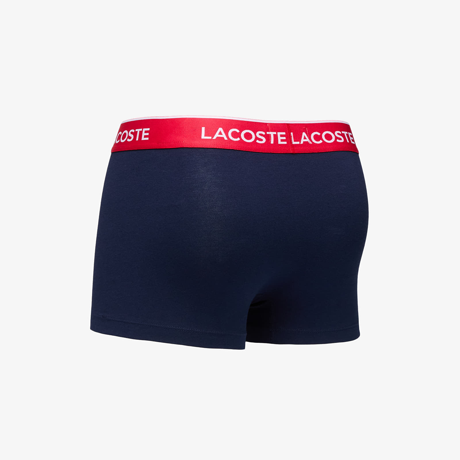 Boxerky LACOSTE 3-Pack Casual Cotton Stretch Boxers Navy