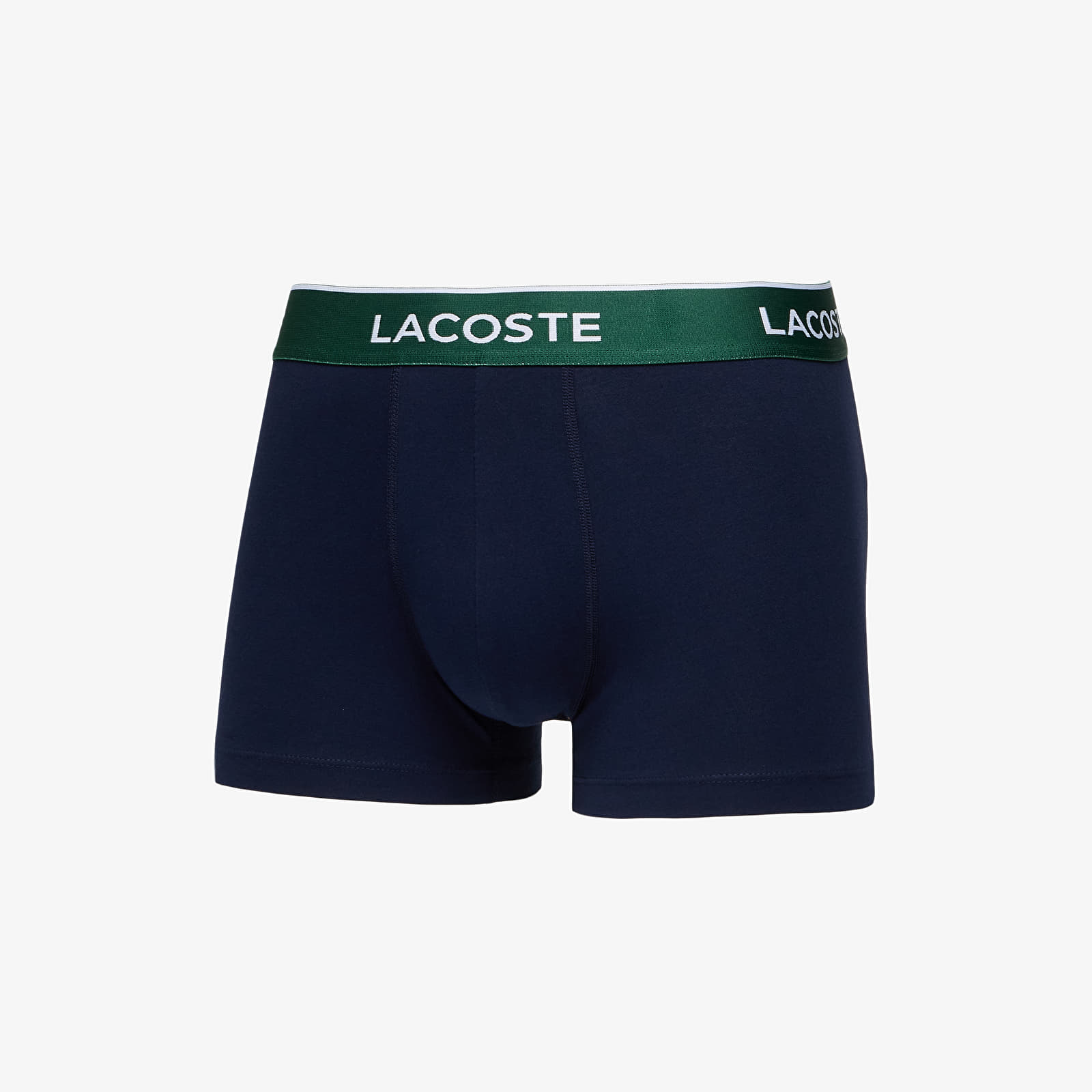 Boxerky LACOSTE 3-Pack Casual Cotton Stretch Boxers Navy