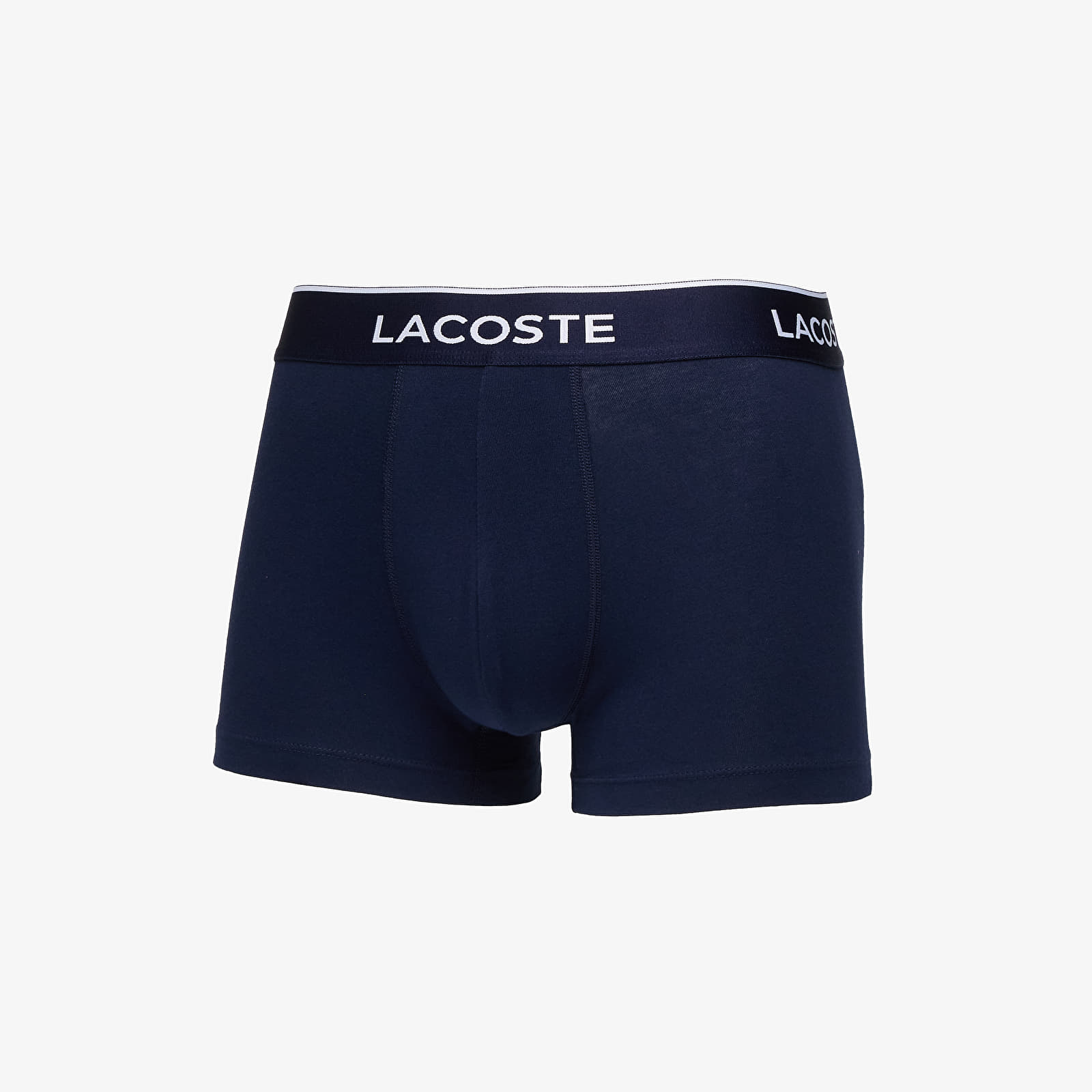 Boxerky LACOSTE 3-Pack Casual Cotton Stretch Boxers Navy