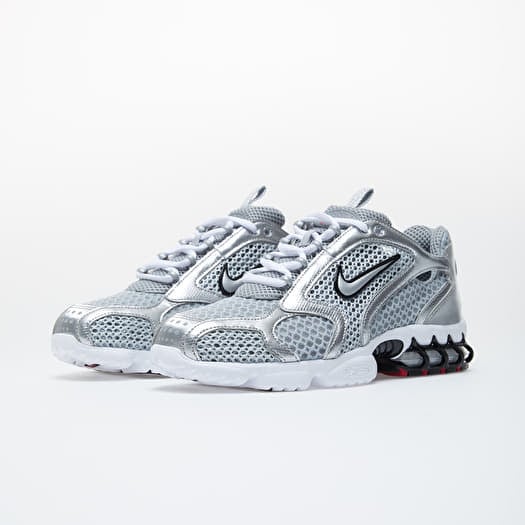 Turnschuhe und Schuhe fur Manner Nike Air Zoom Spiridon Cage 2 lt smoke grey metallic silver Queens