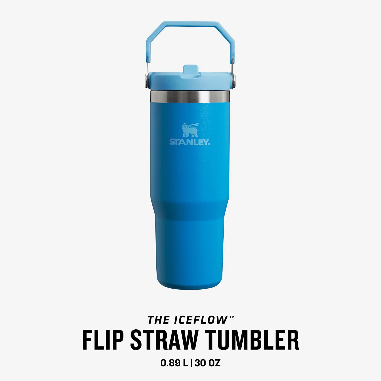 Citi aksesuāri STANLEY The IceFlow™ Flip Straw Tumbler 890 ml Azure