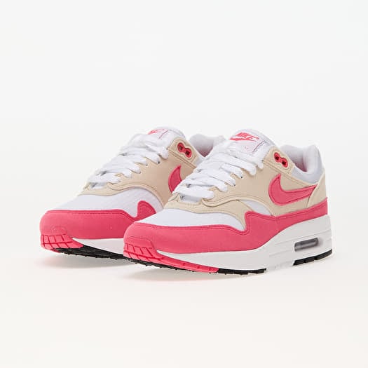 Shoes Nike W Air Max 1 White Aster Pink Light Orewood Brown Black Queens