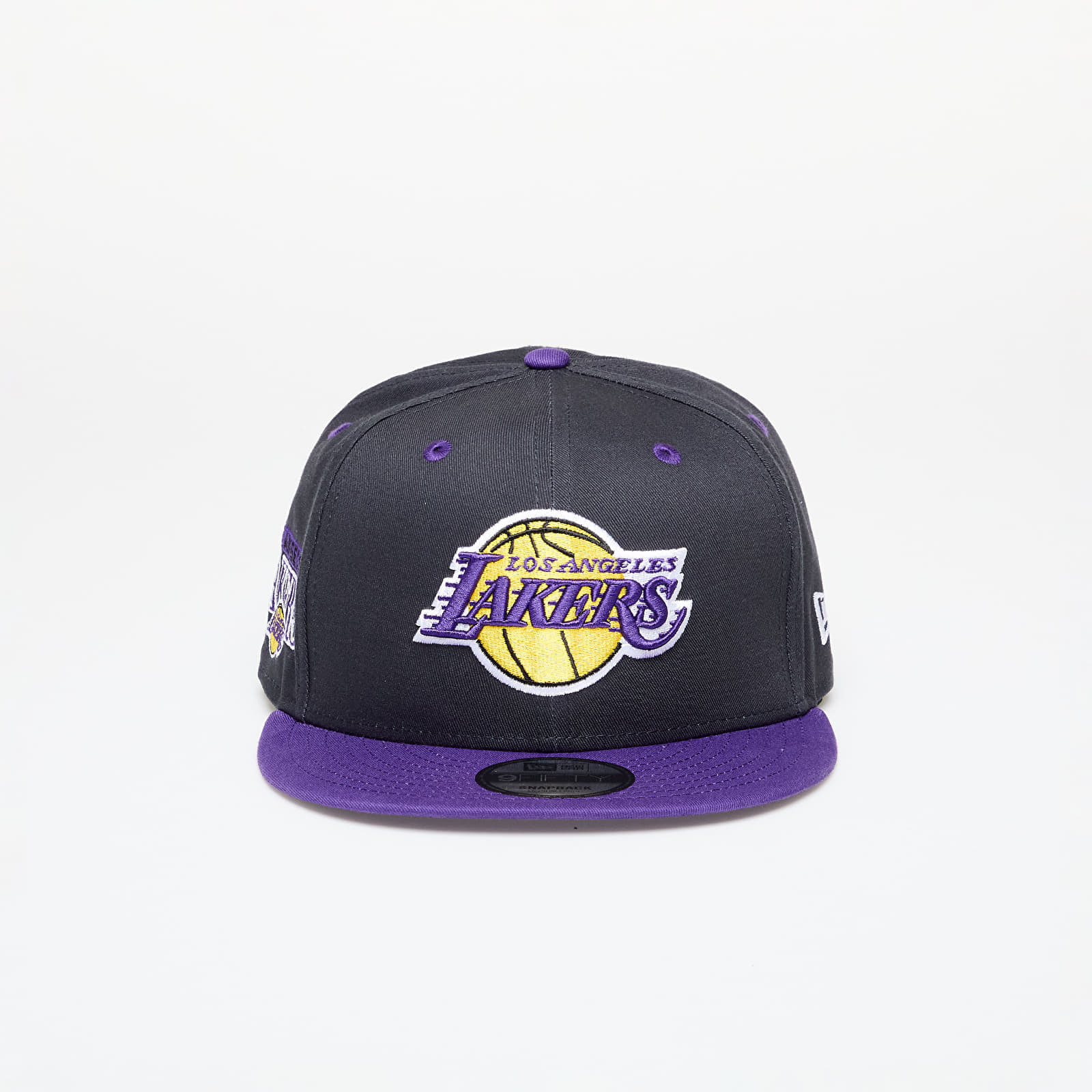 New Era Los Angeles Lakers Team Color 9FIFTY Snapback Cap Black/ True Purple M-L
