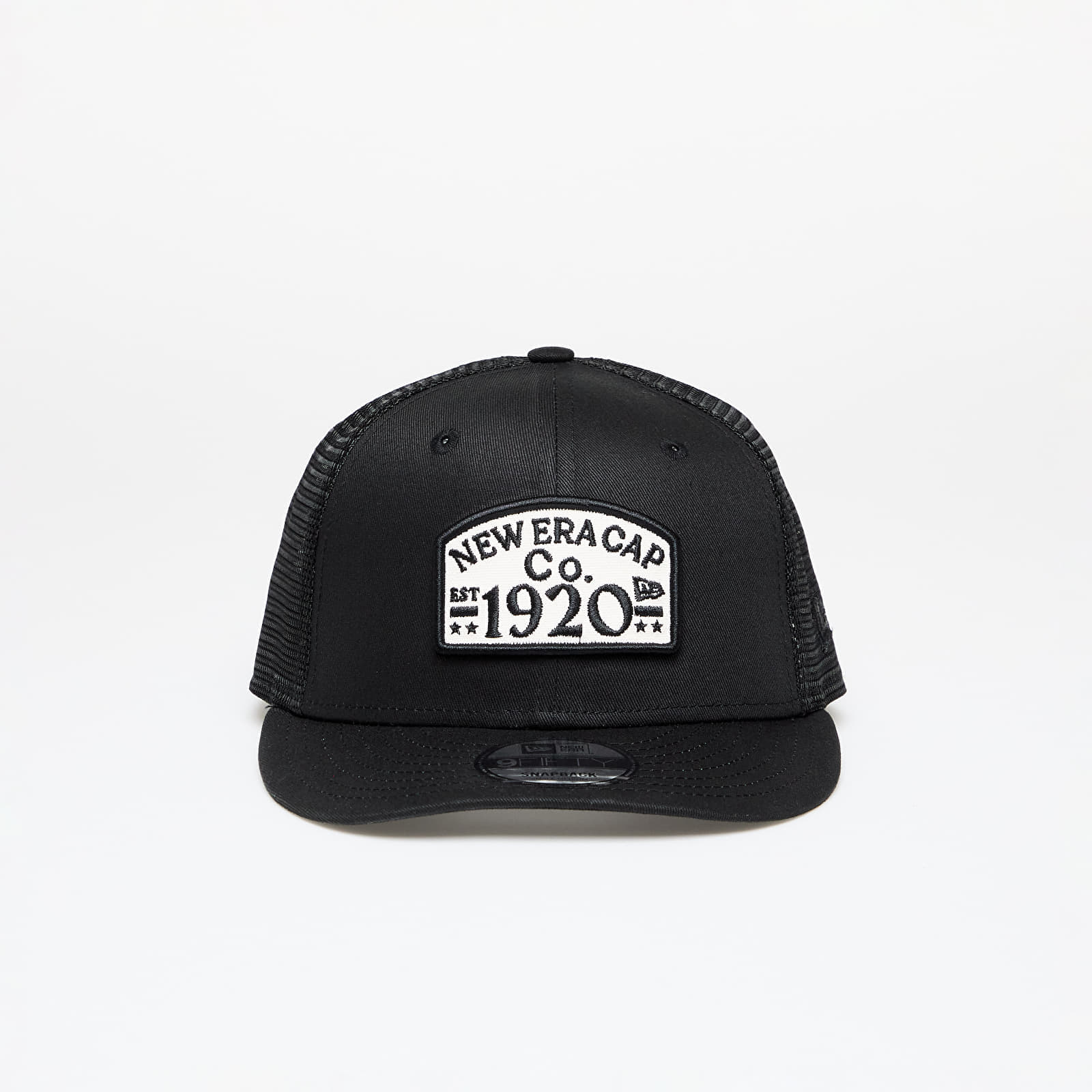 New Era Patch 9FIFTY Trucker Cap Black S-M