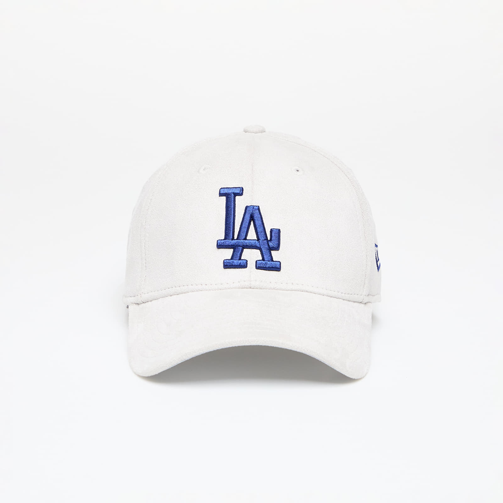 Kšiltovky New Era Los Angeles Dodgers Faux Suede 39THIRTY Stretch Fit Cap Dolphin Gray