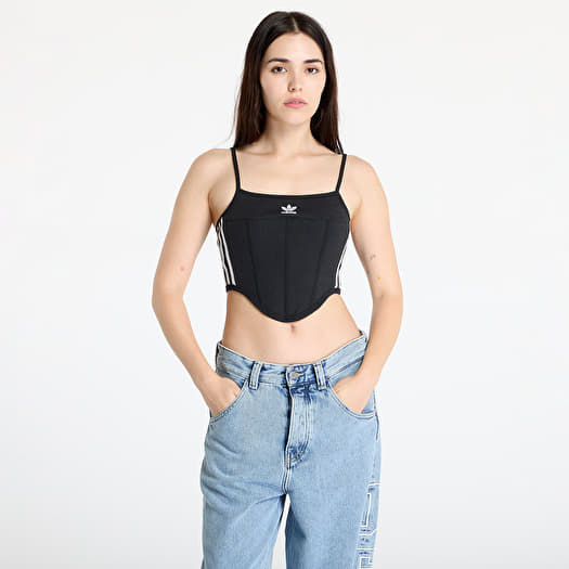 adidas Adicolor 3-Stripes Corset Black