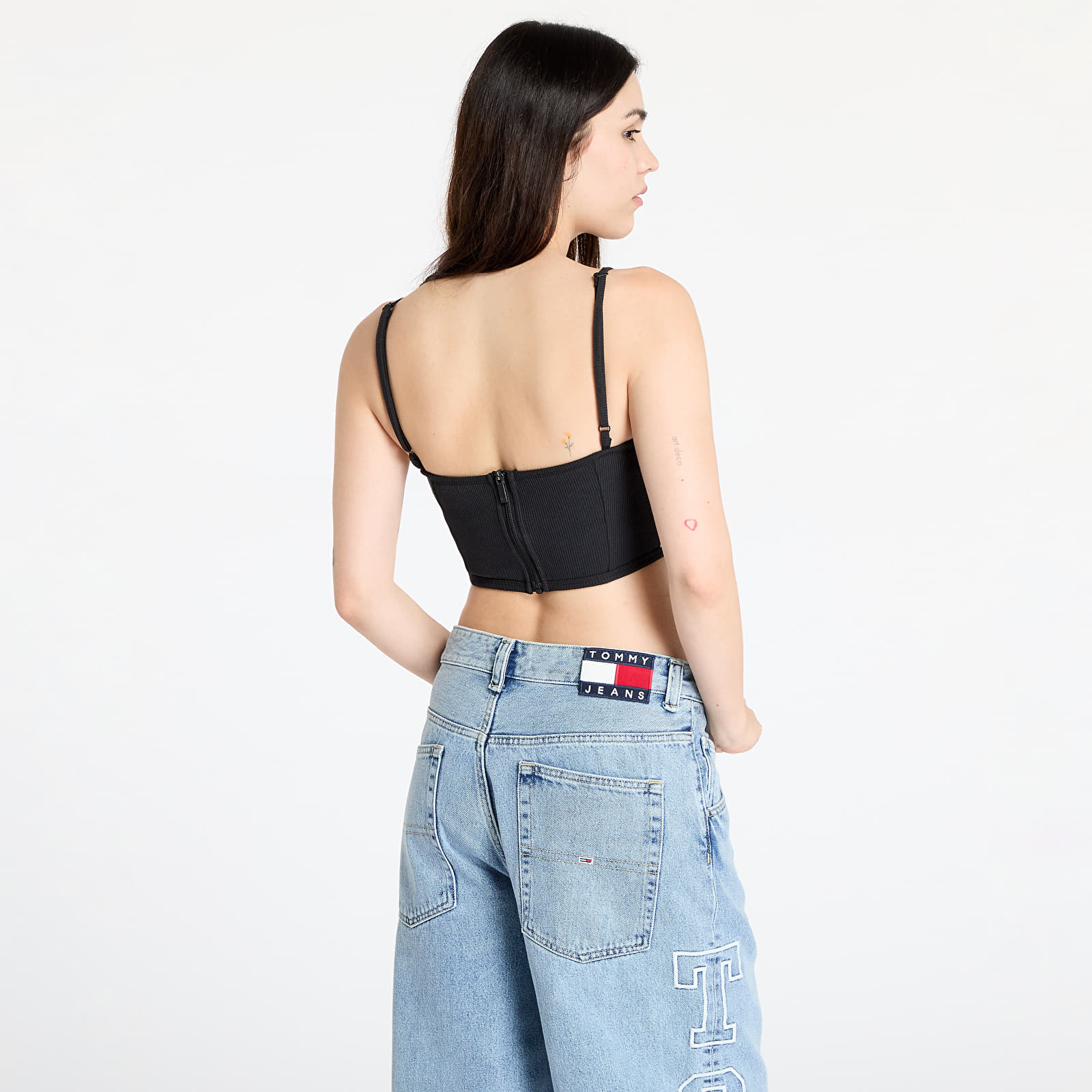 Tops de mujer adidas Adicolor 3-Stripes Corset Black