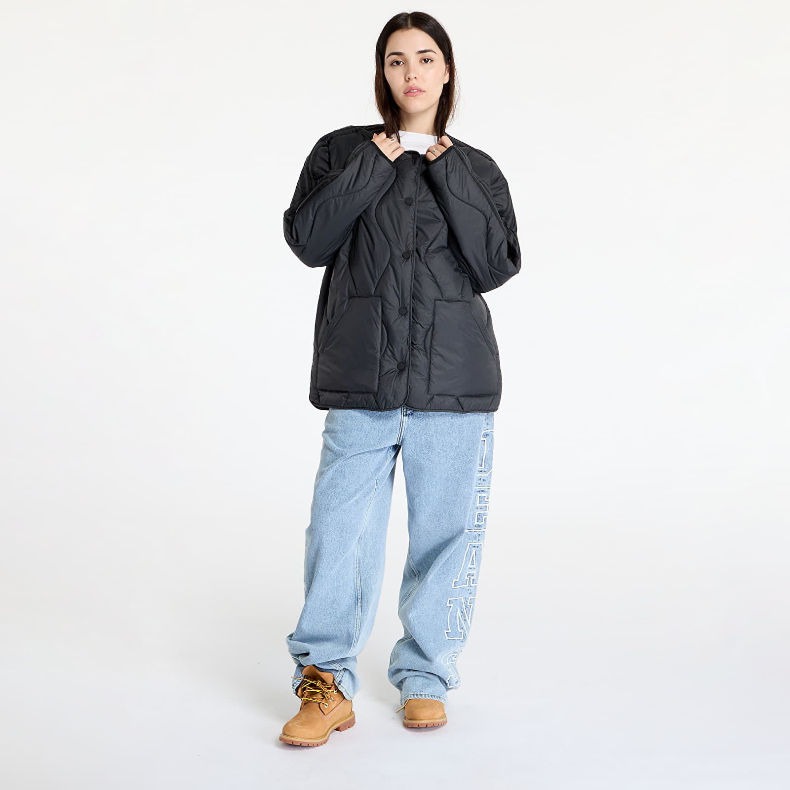 Γυναικεία σακάκια adidas Quilted Liner Jacket Black